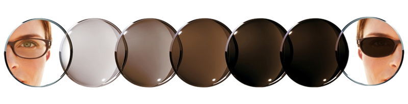 Фотохромные линзы серого цвета Фотохромные линзы серого цвета